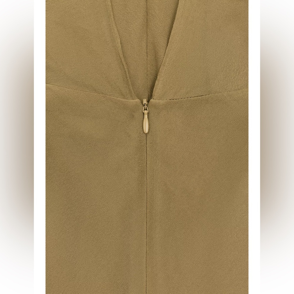 ZARA LIMITED EDITION DRAPED HALTER LONG DRESS - Picture 5 of 5